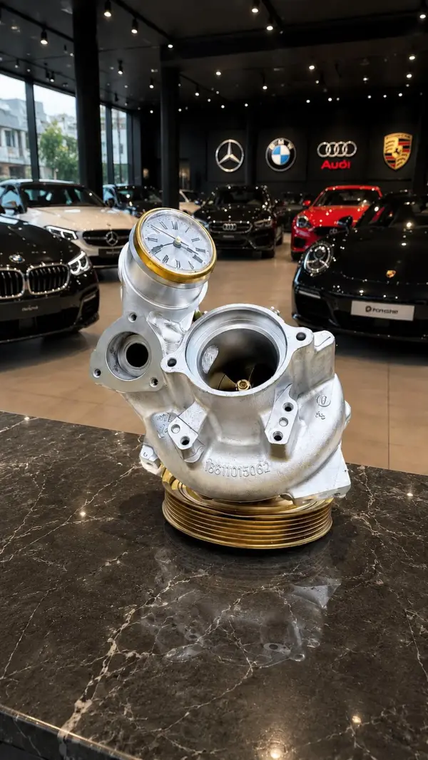 Reloj artesanal · Turbo Mercedes-Benz